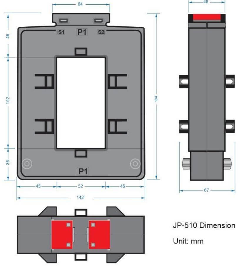 1731-jp-510-dimension