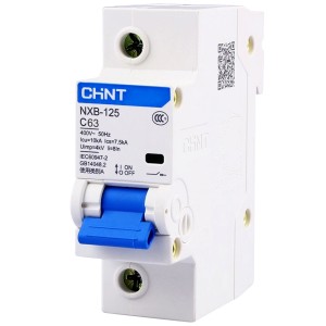 Cầu dao tự động CHINT NXB-125 1P 63A, 80A, 100A, 125A