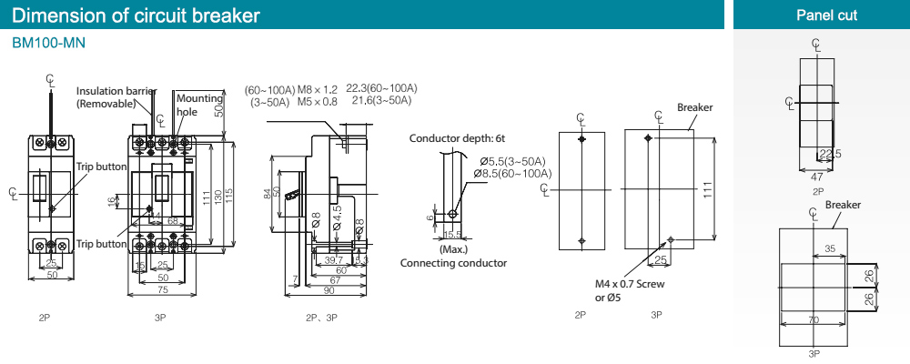 shihlin-mccb-bm100-mn-dims