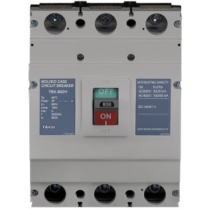 Cầu dao tự động (MCCB) TECO TBX-800H 3P 800A 100kA