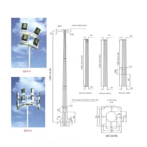 Trụ Đa Giác – Giàn Đèn Cố Trụ Đa Giác – Giàn Đèn Cố Định